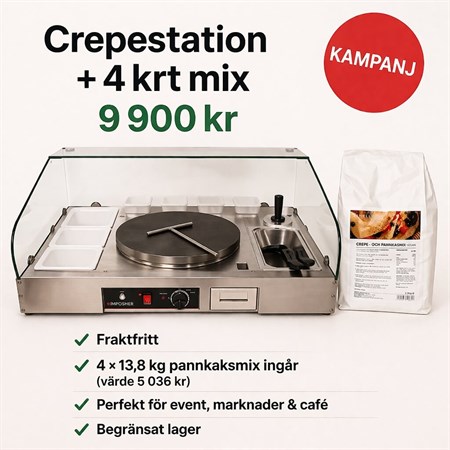 KAMPANJ Linello Crepestation inkl. 4 krt mix